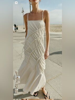 Zara Draped Dress. Size S